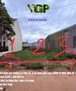 Bán đất hẻm 441 đường Lý Thái Tổ phường Thống Nhất Gia Lai