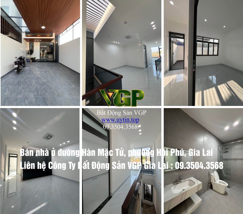 Bán nhà ở đường Hàn Mặc Tử, phường Hội Phú Gia Lai